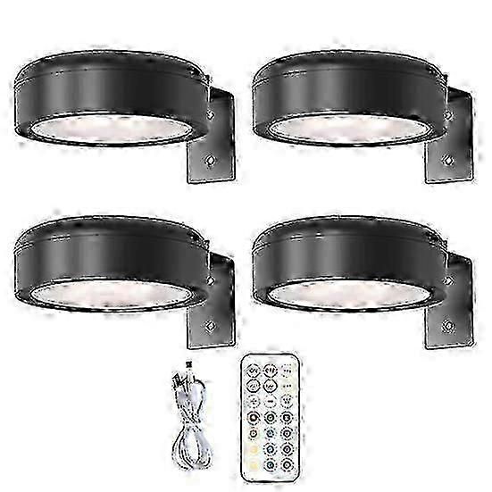 Wall-mounted Wireless Picture Light with Remote Control Dimmable Battery Operated Adjustable 13-Color RGB Painting Light