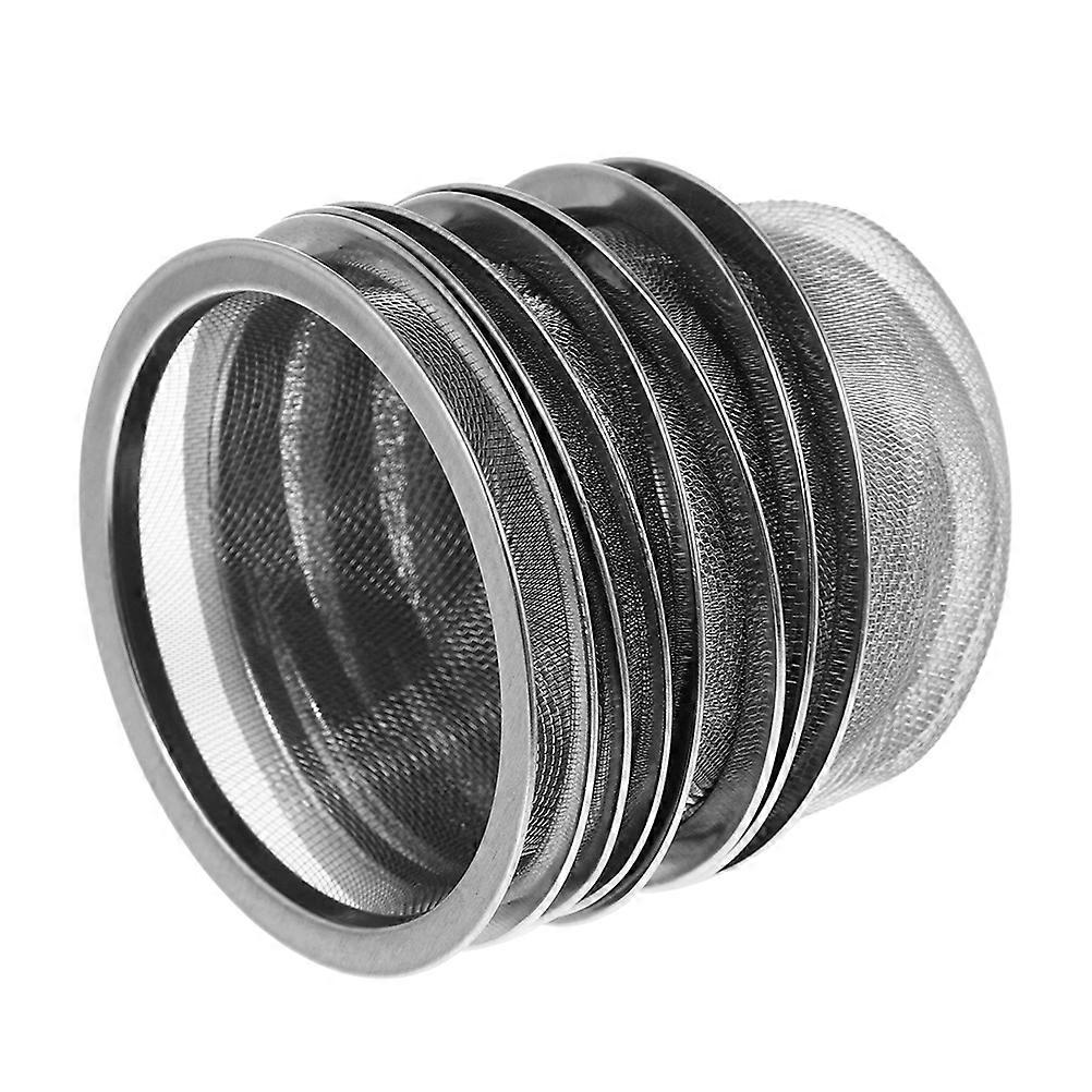 Stainless Steel Tea Filter Basket Mesh Leaf Infuser for Teapot 8Pcs