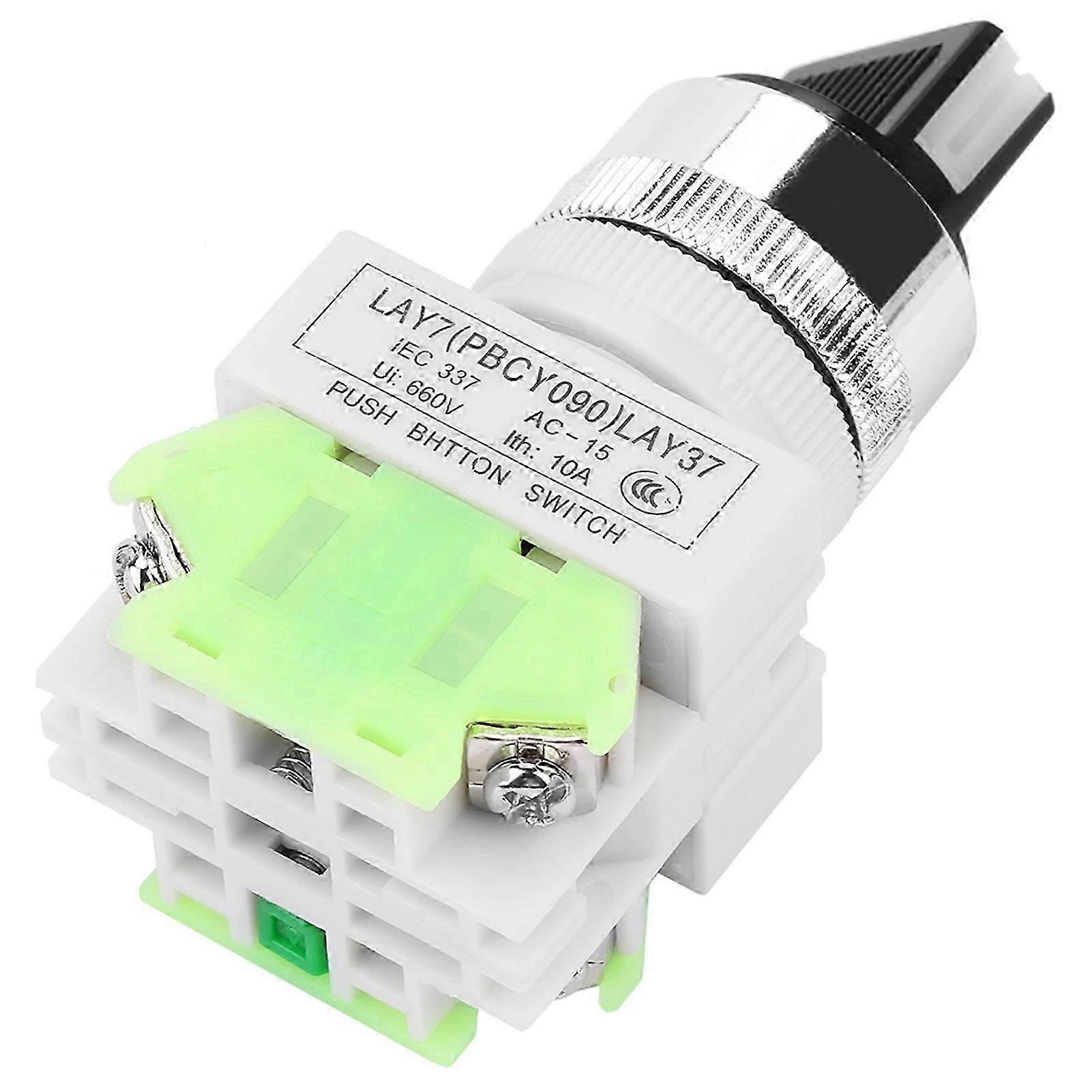 3 Position Maintained Selector Self Locking Rotary Switch LAY37-20X/31