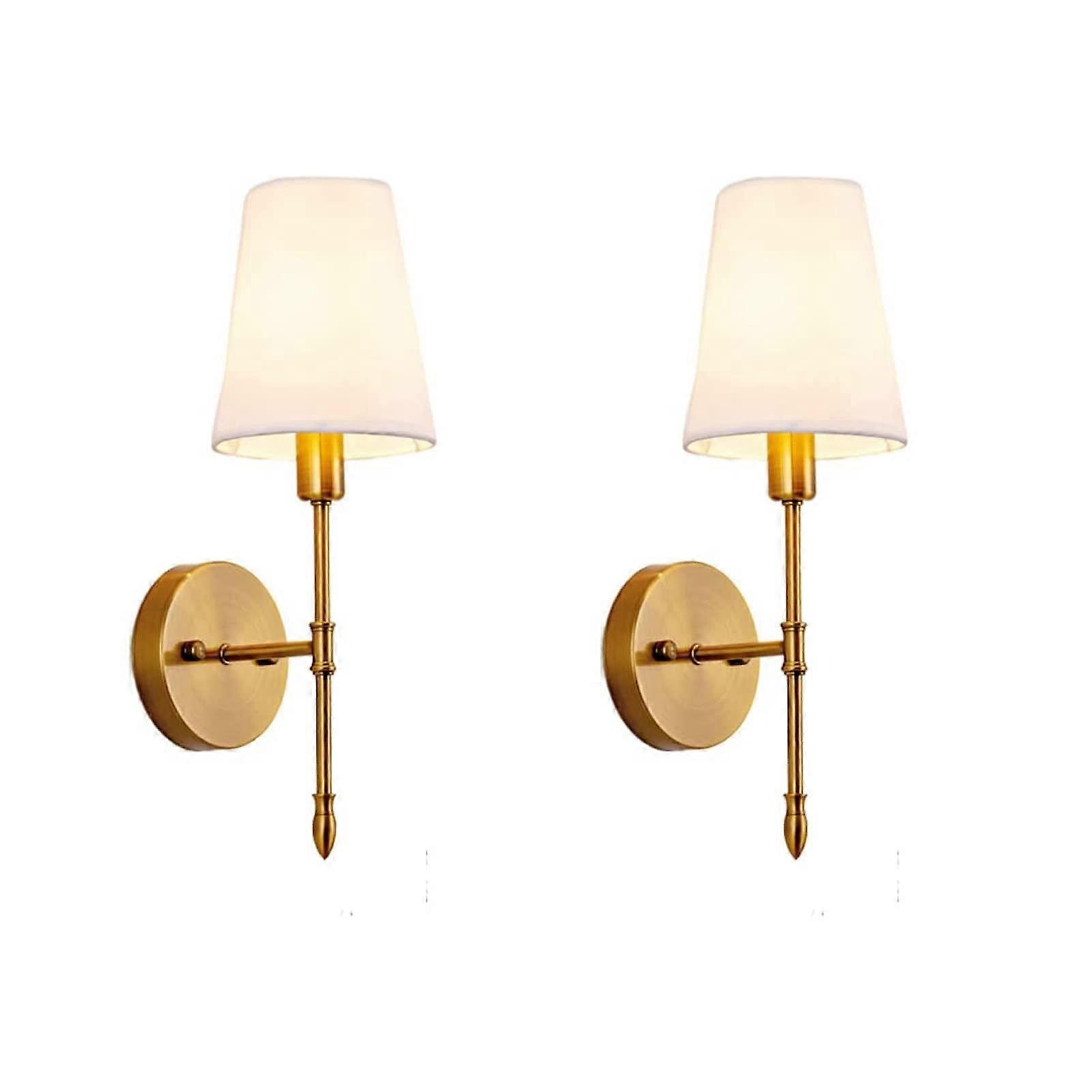 Battery Powered Wall Sconces Set of 2, No Wiring Rechargeable Lamps with Remote Dimmable Light, Bronze