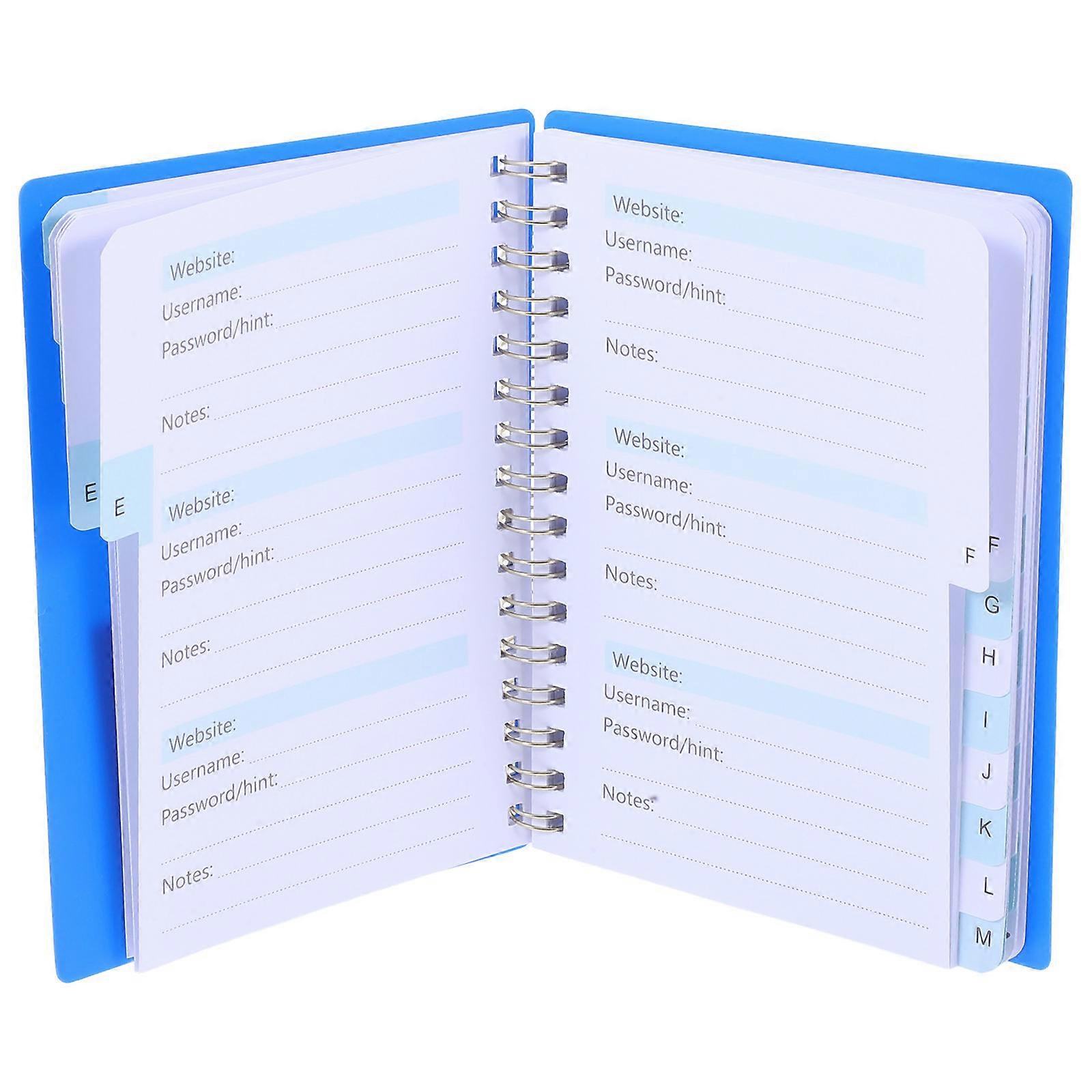 Password Keeper Multi-Function Password Management Notebook with Alphabetical Tabs