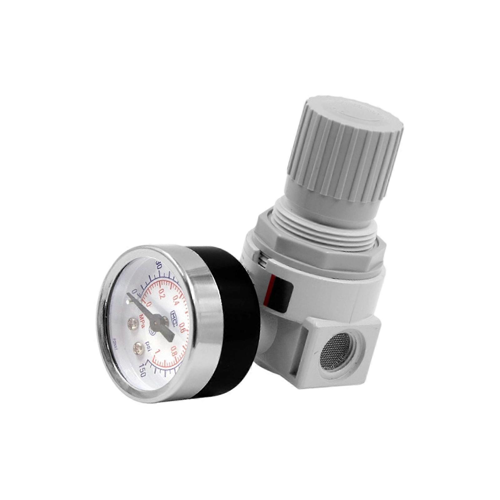 Compacts Light weight Gas Regulator 8cm Size 140g Weight For Easy Installation In Tight Space  Grey