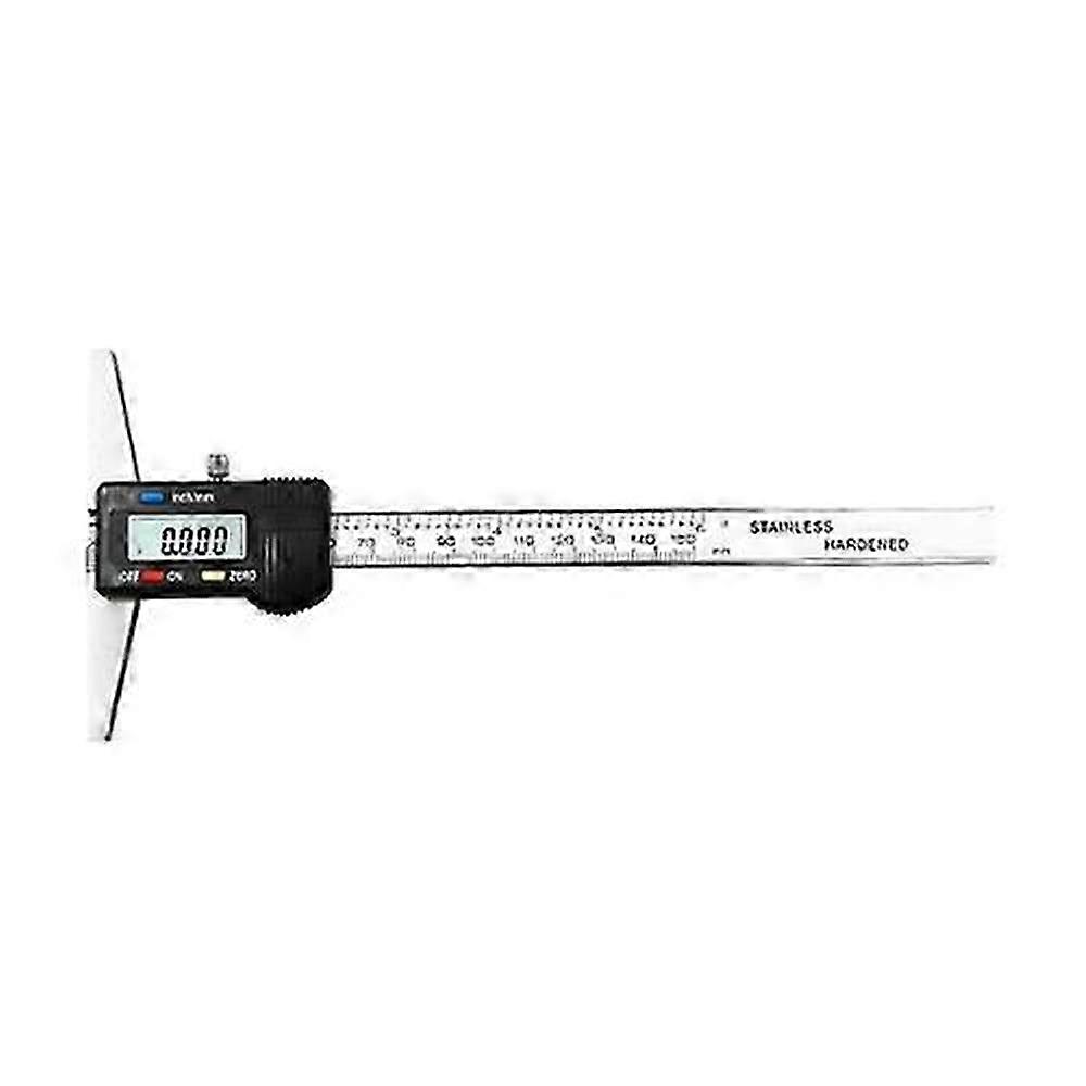 Digital Depth Gauge and Caliper Tool with 0-150mm/6" Range