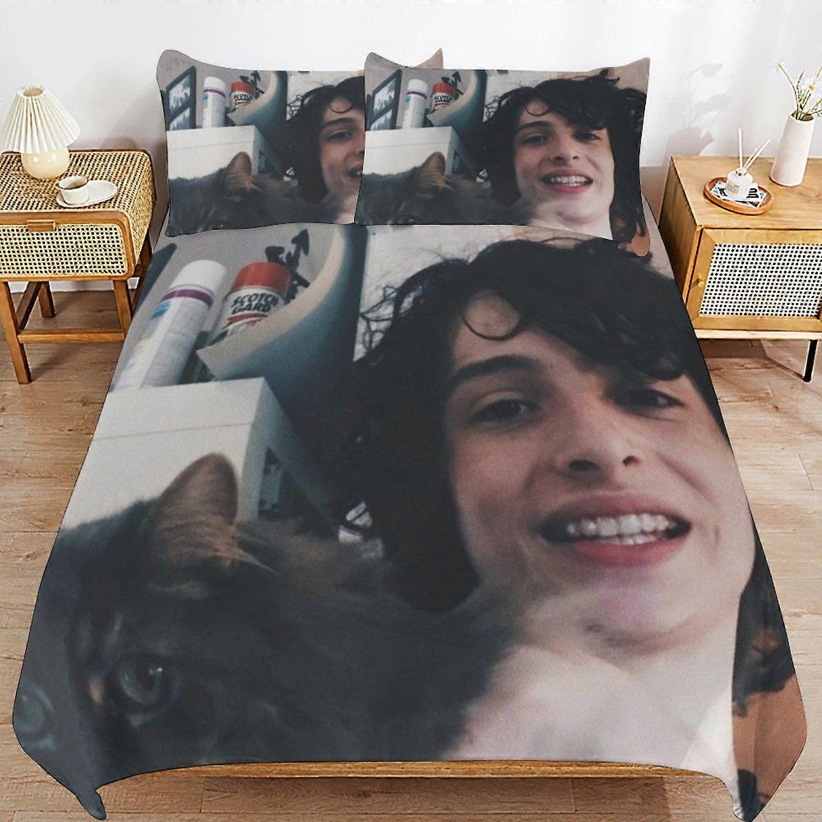 Finn wolfhard Practical Sleep Layer Strong Threads Functional Structure Soft Comfort Duvet Cover Sets Pick