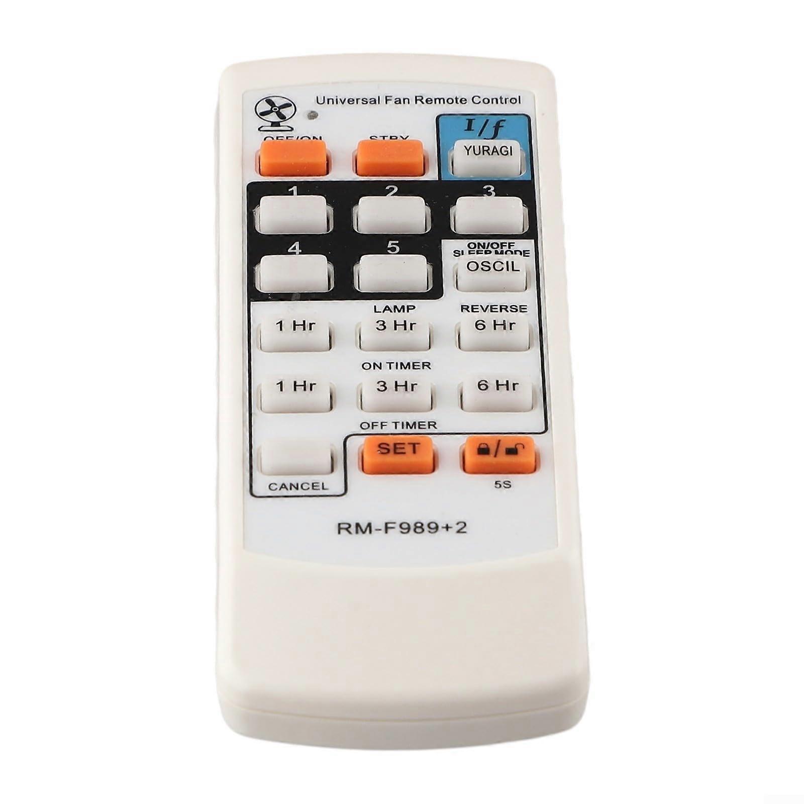 Electric Fan Remote Control Replacement for General Electric Fan989V, ABS Universal Fit, Stable Performance