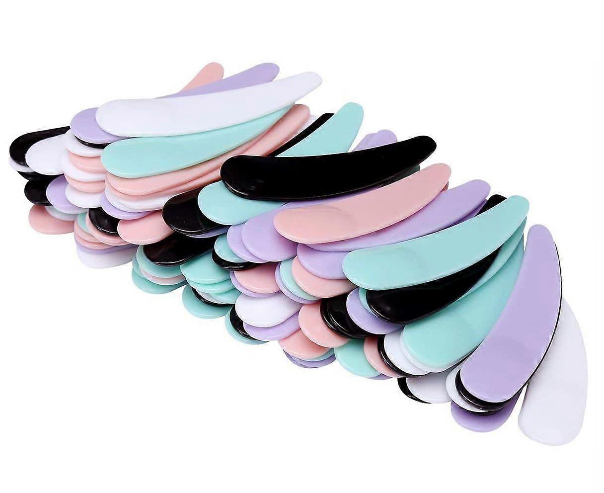 100Pcs Mini Spatule Cosmétique Jetable Multi Colorée pour Mélange