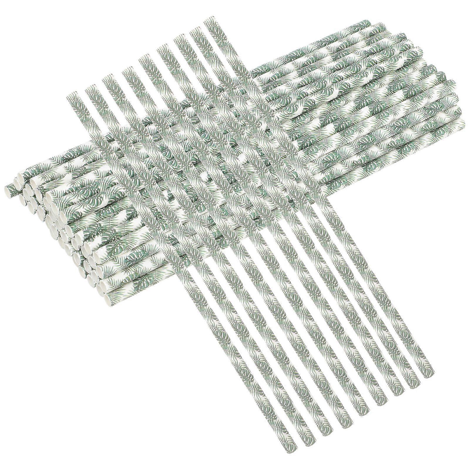 Summer Straws Drinking Straws for Tropical Party 400Pcs