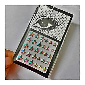 Face Glitter and Crystal Face Gems for Eye-Catching Festival Makeup with Luminous Effect