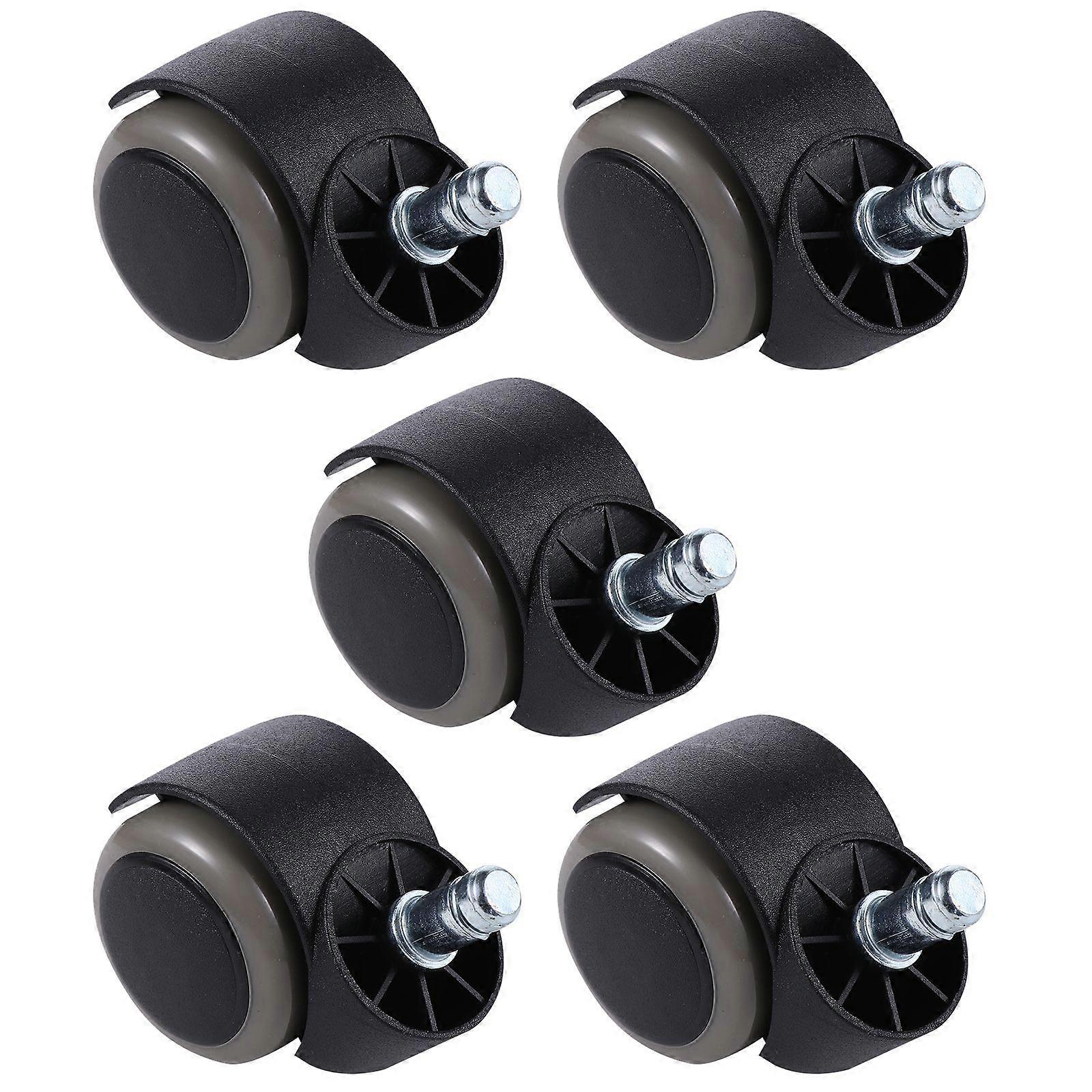 5Pcs Universal Floor Protecting Office Chair Caster Wheels Replacement Wheels