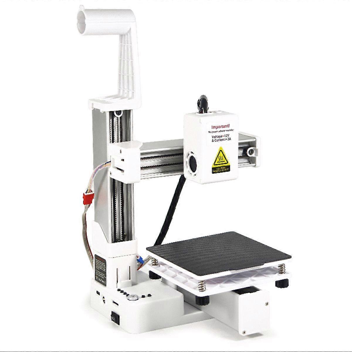 For 3D Printer Entry Level Compatible with PLA TPU 1.75mm Filament Include Power Adaptor EU Plug Whi