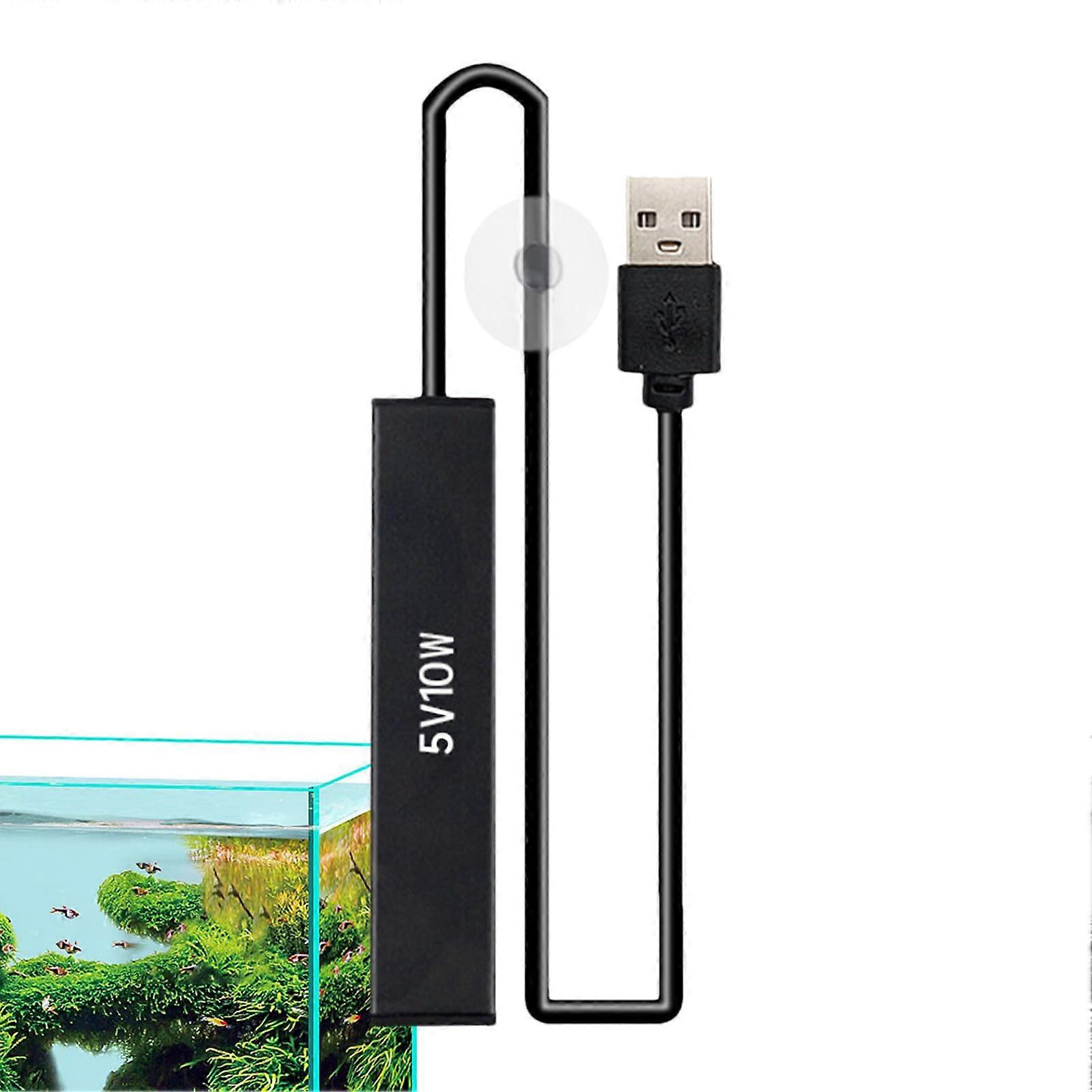 Aquarium Heater 10W with Precise Temperature Control, Low Voltage Safety for Small Fish Tanks