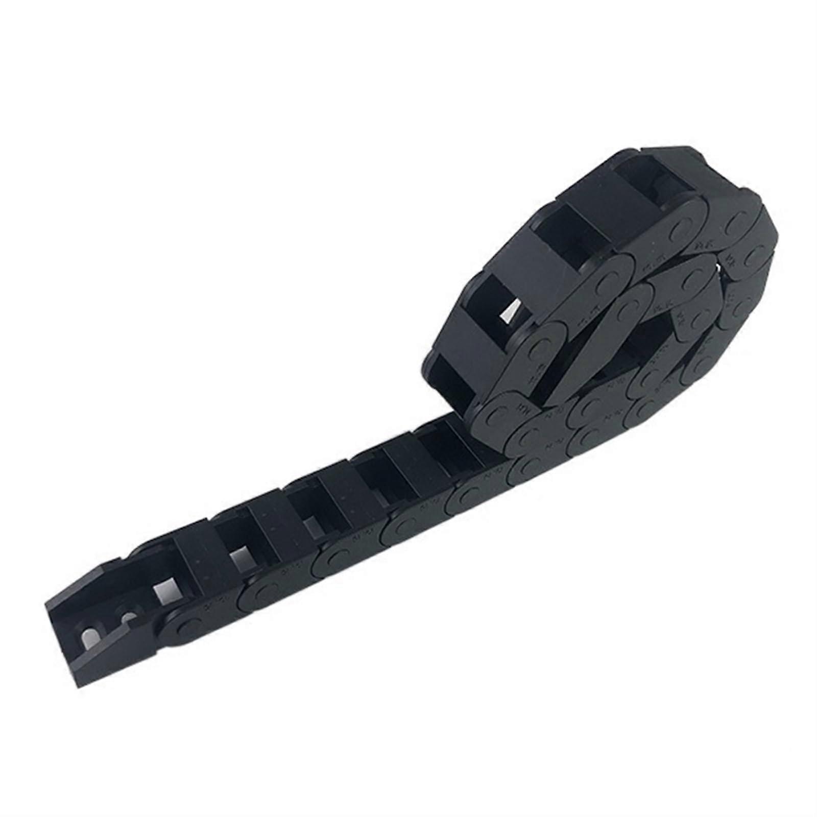 7x7mm Nylon Cable Drag Chain 1m NonOpening Bridge Type Cable Carrier for Cable Protection