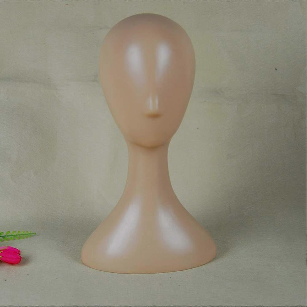 Female Durable Plastic Mannequin Head for Wig Display and Realistic Styling Practice