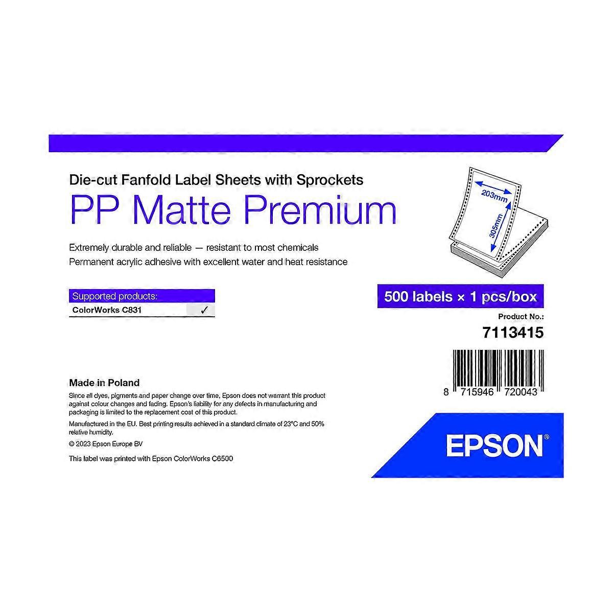 Printer Paper Epson 7113415 White