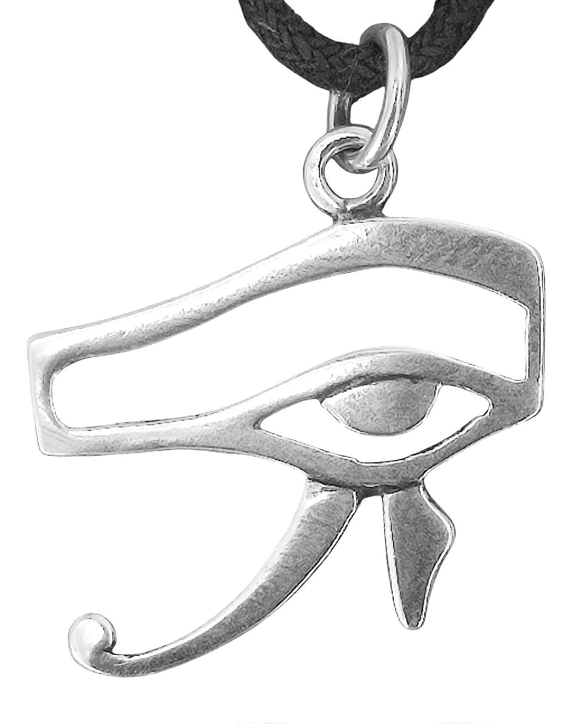 Horus öga 120 med ormkedja - silver