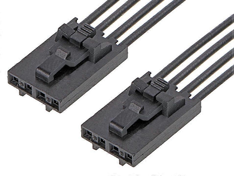 For Molex SL Receptacle Cable Assembly 4 Position Dual Replacement Set PlugandPlay Connection