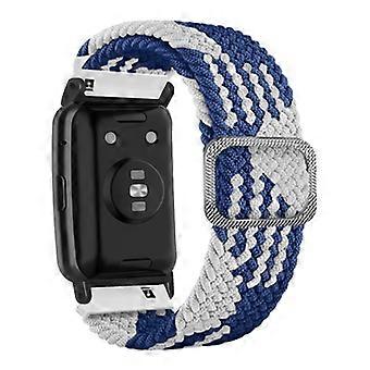 Voor Huawei Watch Fit/Watch Fit Special Edition Horlogeband Nylon gevlochten elastische polsband
