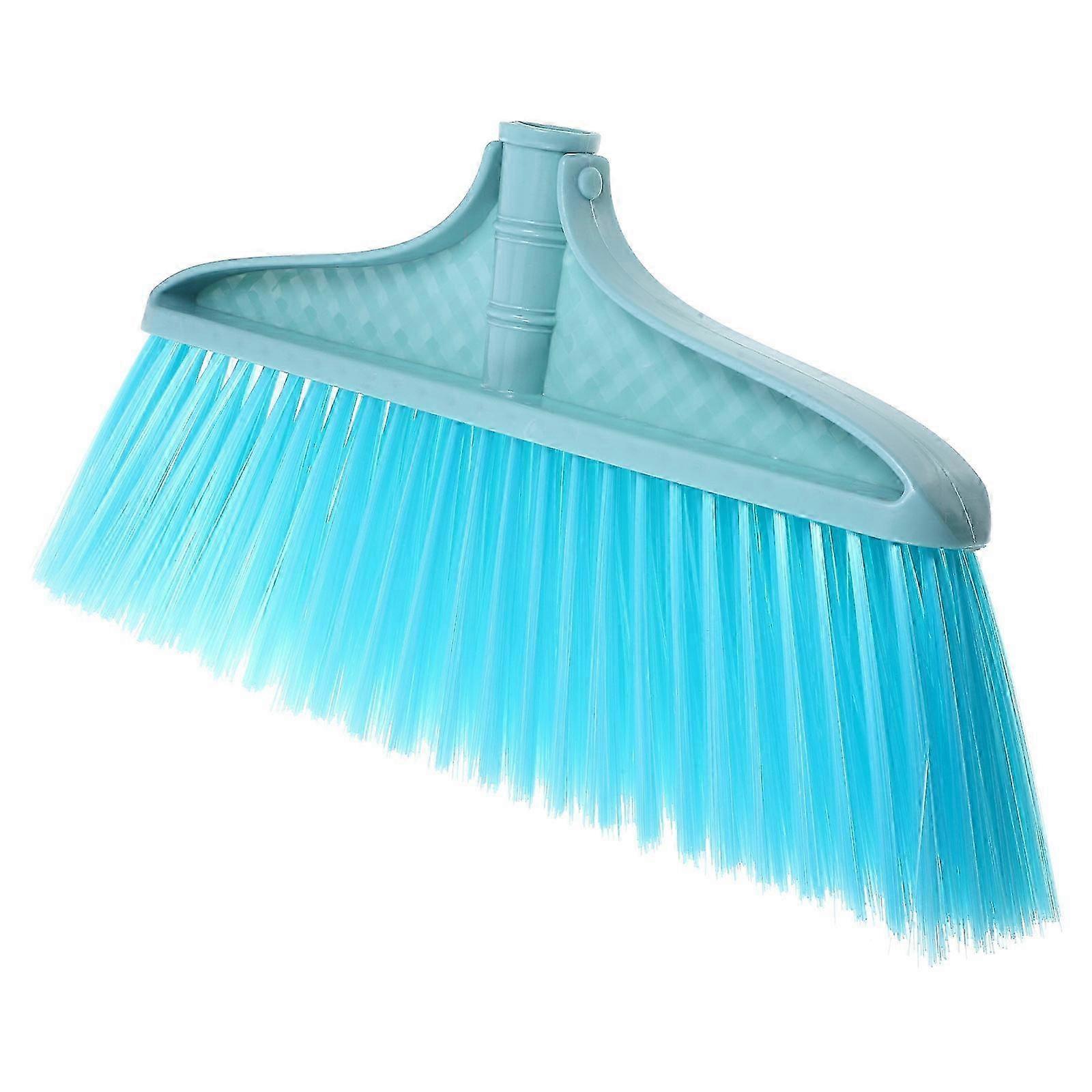 Plastic Household Broom Head for Cleaning 1 Piece Sky-Blue Replacement
