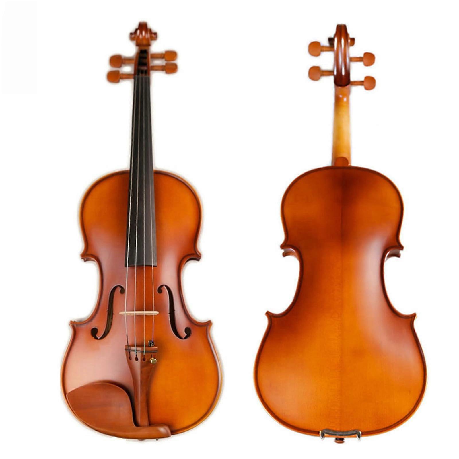 Beginner Violin 3/4 Size for Students with Warm Balanced Tone and Smooth Matte Finish