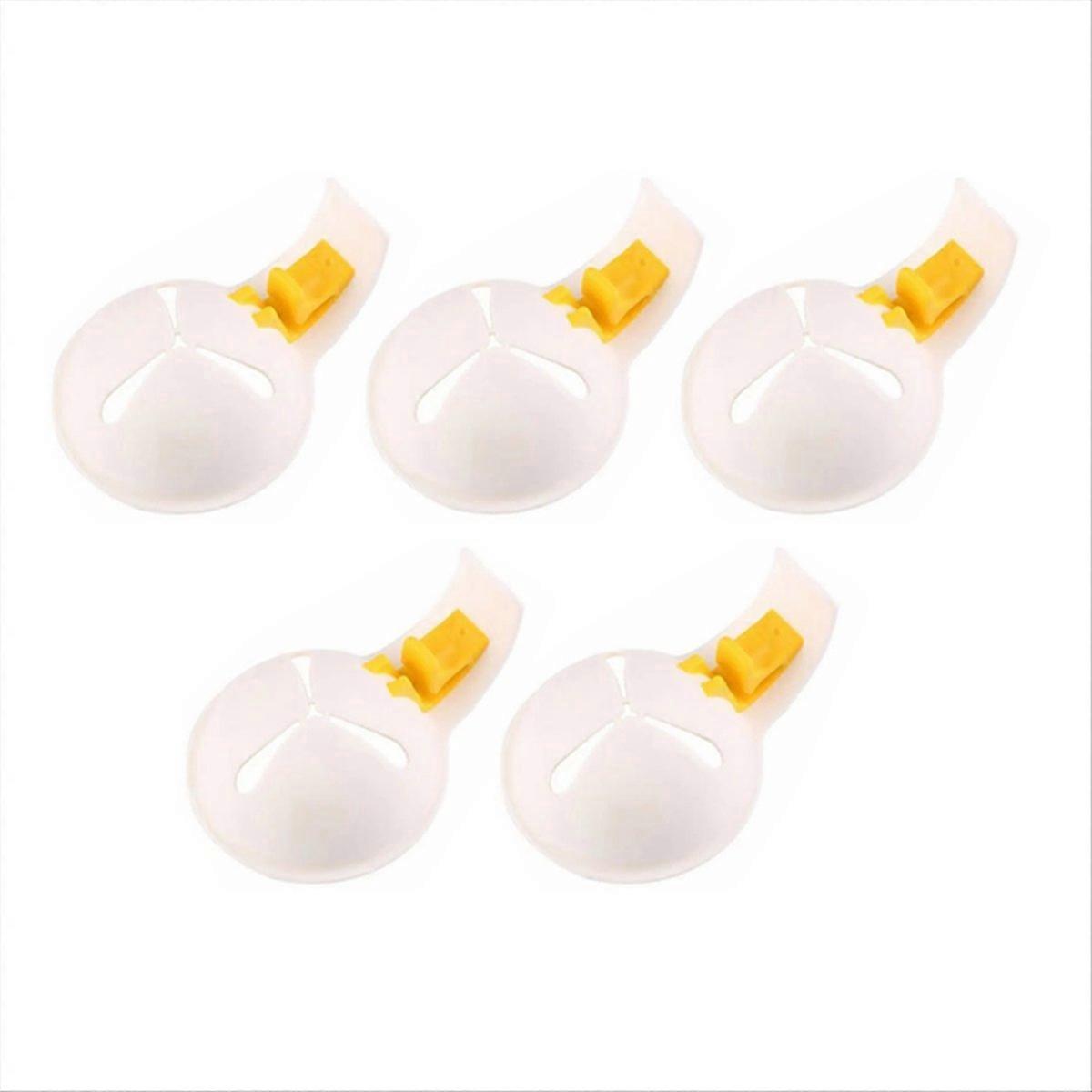 5Pcs Eigelb und Eiweiß Separator Ei Eiweiß Schale Filter