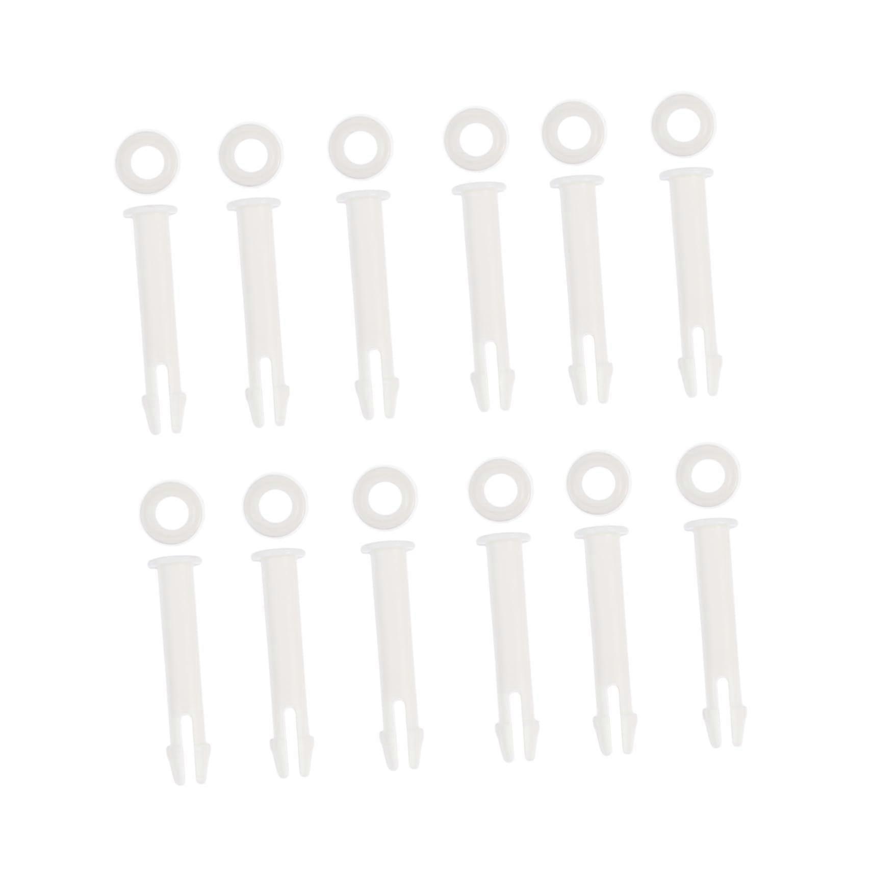 12Pcs Pool Frame Pins with Caps, Durable Above Ground Pool Accessories, Tool Install