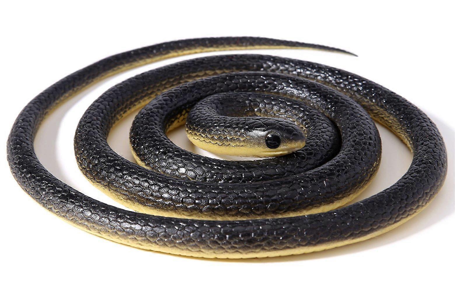 53 Inch Realistic Rubber Snake for Halloween