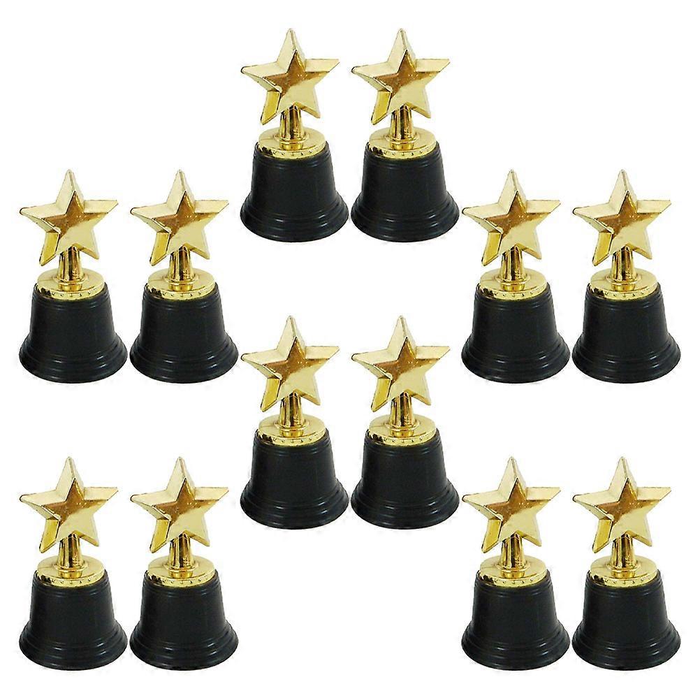 36Pcs Delicate Award Trophy for Kids Use with Multi-Function Prize Trophies