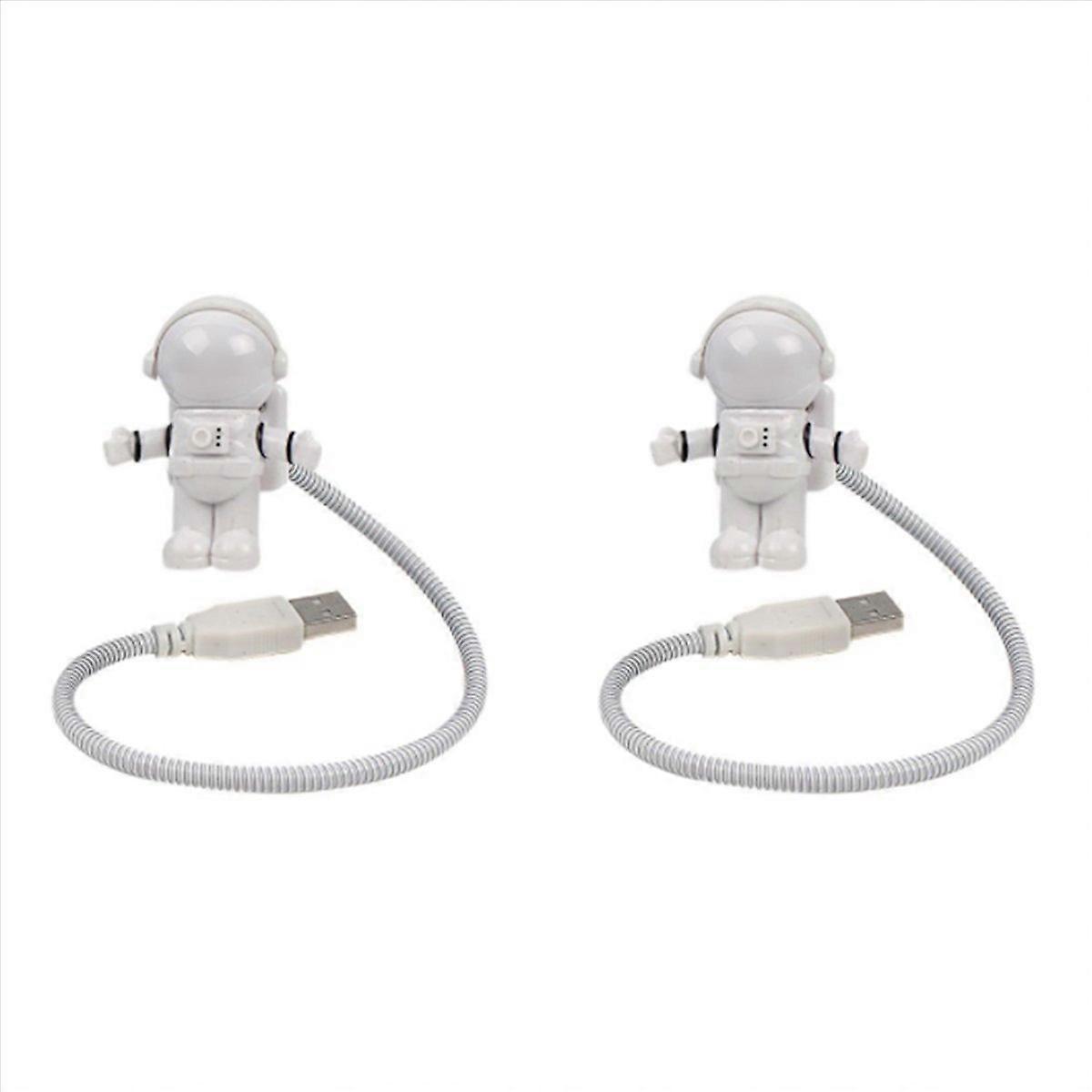 LED USB Night Light Astronaut Shape Portable Lighting Adjustable