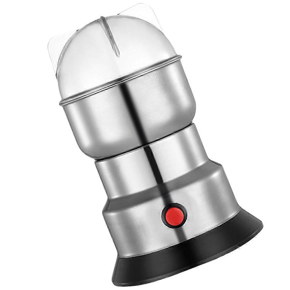 Powerful Food Processor Grain Grinder for Home Use 1Set Silver