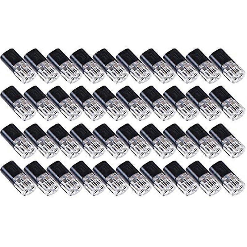 40PCS Double-Wire Push-In Connector with Locking Buckle