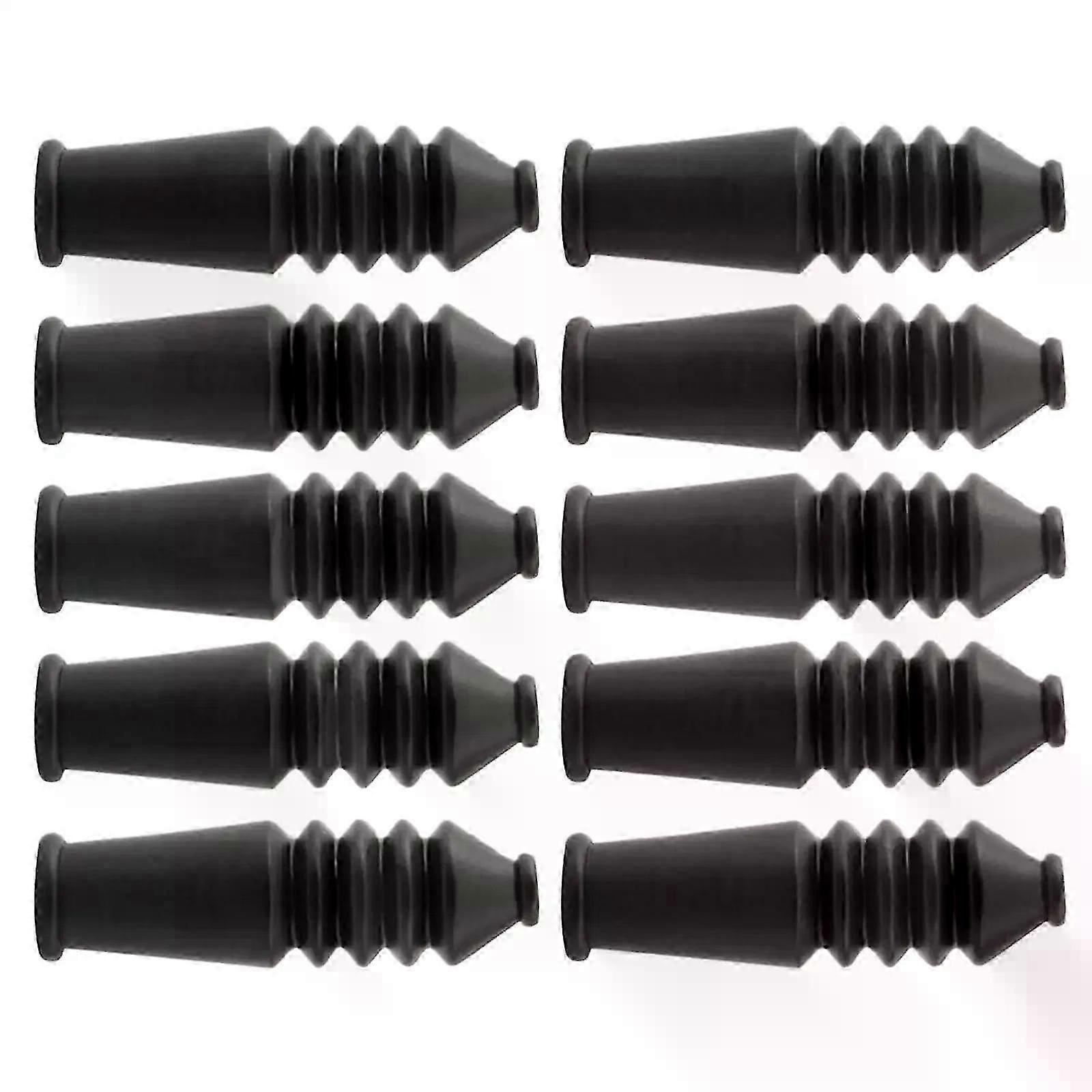 10Pack Road Rubber Sleeve Cover Boots Guide Pipe Noodle