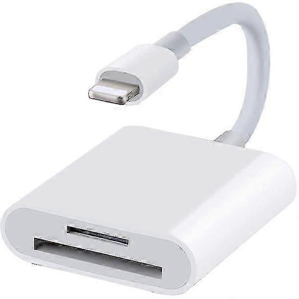 iPhone Lightning til SD-kortleser Hvit SD-kortleser
