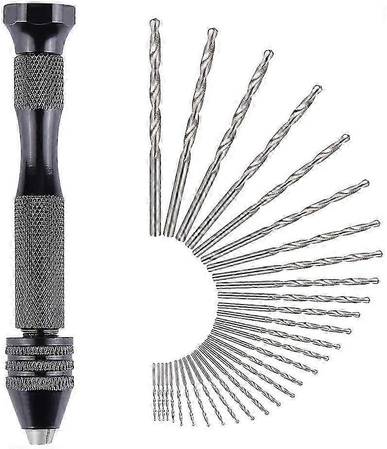 31pcs Twist Drill Bits Set for DIY Drilling, Model Making, Metal Bits