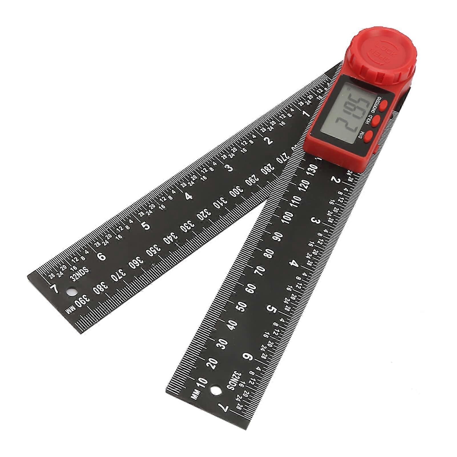Digital Angle Inclinometer 360 Degrees - Electronic Goniometer Protractor Tool for Uring, Detecting, and Testing Angles