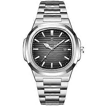 Men Watch Waterproof Stainless Steel Watch for Men Analog Fashion Watch Easy Read Men Dress Watch Luminous Watch Quartz Watch