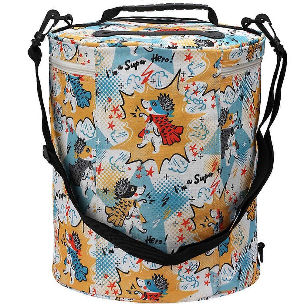 Knitting Wool Storage Bag for Crochet Yarn 4Pcs Set