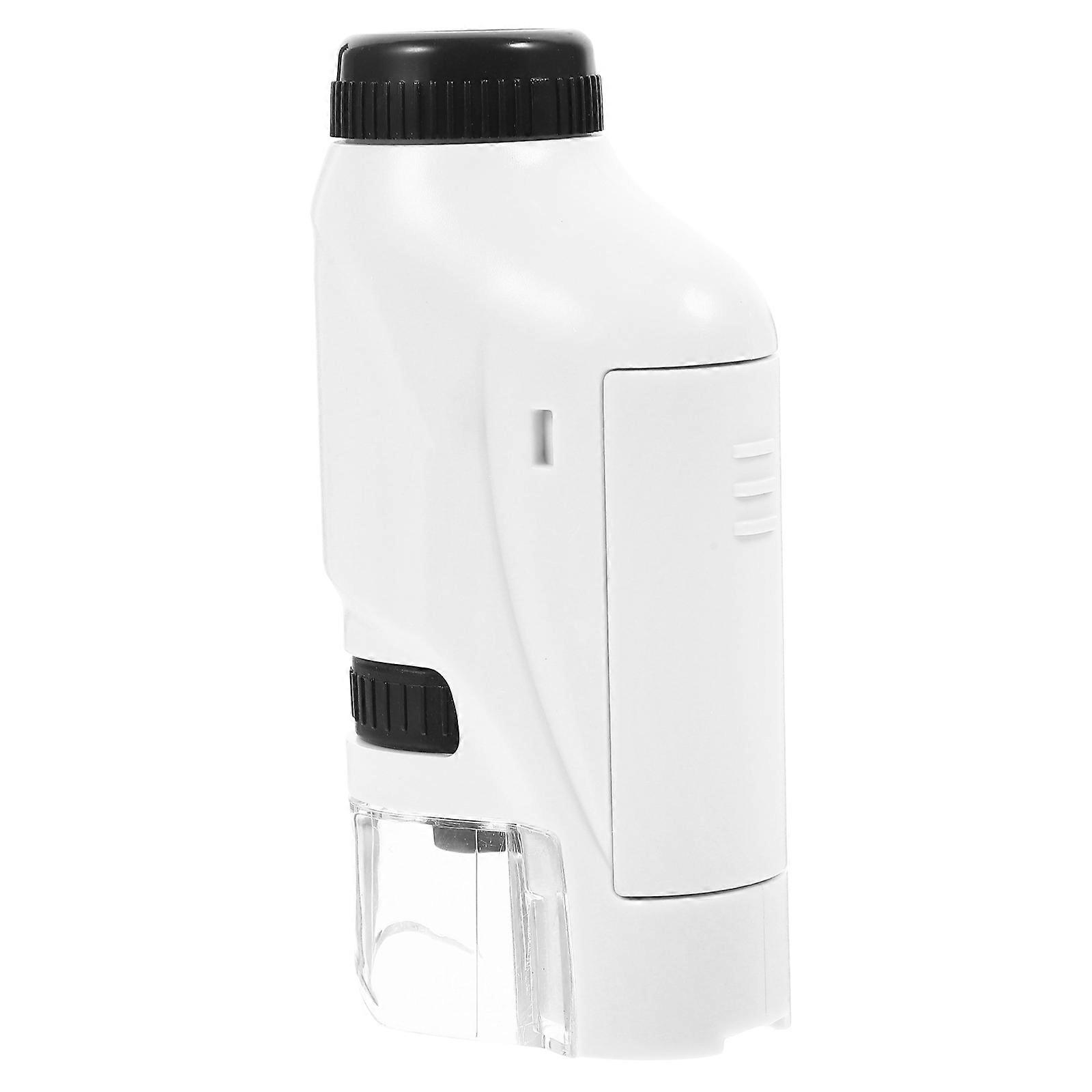 Monocular Microscope Simple Biological Magnifier Plastic Laboratory Accessory for School