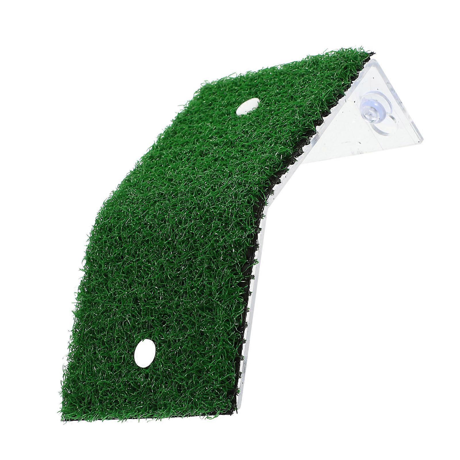 Plastic Turtle Ramp for Basking 3Pcs Green Platform for Turtle Tanks