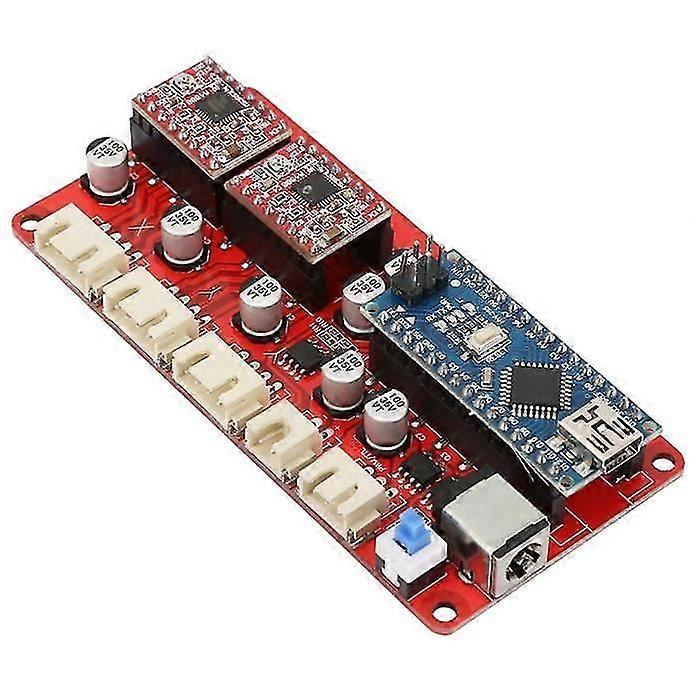 Control Board, Engraving Machine Motherboard Driver Controller Board with T Type Cable compatible with Structure