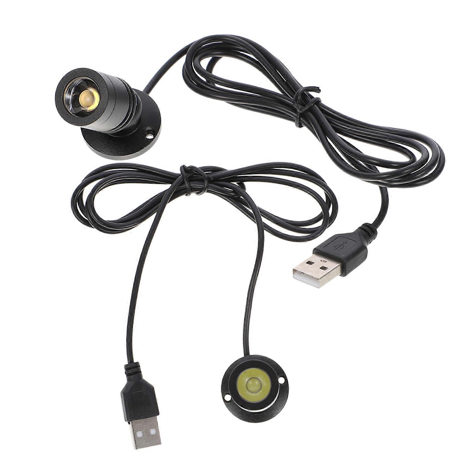 LED-Mini-USB-Scheinwerfer für Schmuckvitrinen (2 Stück)