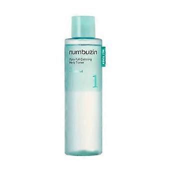 Tonico lenitivo alle erbe con tonalità menta, 300 ml, per rinforzare la barriera cutanea e adatto a tutti i tipi di pelle.