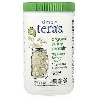 Simply Tera's, Organic Whey Protein, Bourbon Vanilla, 12 oz (340 g)