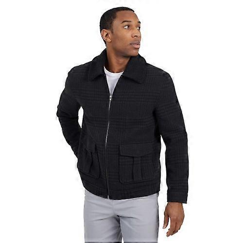 Brave Soul Mens Steffan Checked Wool Jacket