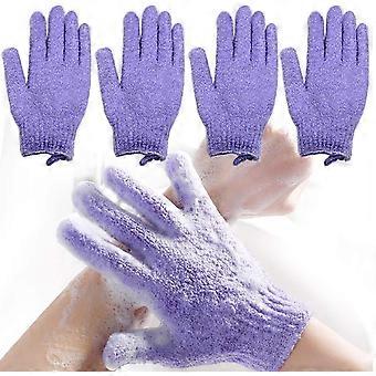 Eksfolierende hanske dusjvotter for kroppsdusjverktøy, eksfolierende mitt body exfoliator scrubber for bad dusj død hudcellefjerner bading accesso