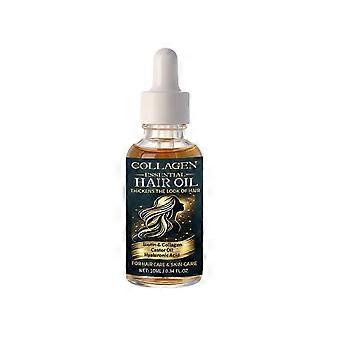 Biotin Collagen Hair Growth Oil - Extra Strength Drops For Women Men - Repair, Growth Moisture For Dry Scalp Hair, Strengthening, Nourishing