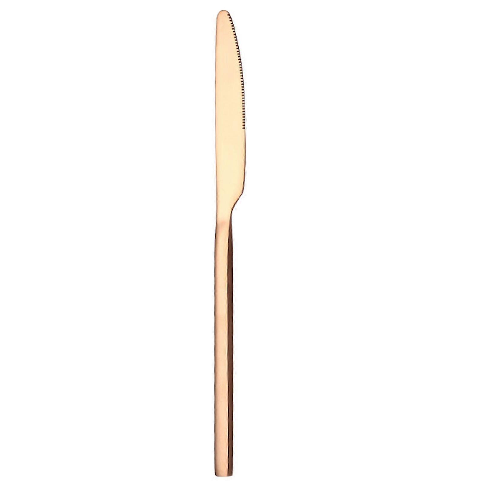 Tableware Solid Rust-Proof Ergonomics Handle Stainless Steel Spoon Fork Knife Kitchen Supplies KAESI