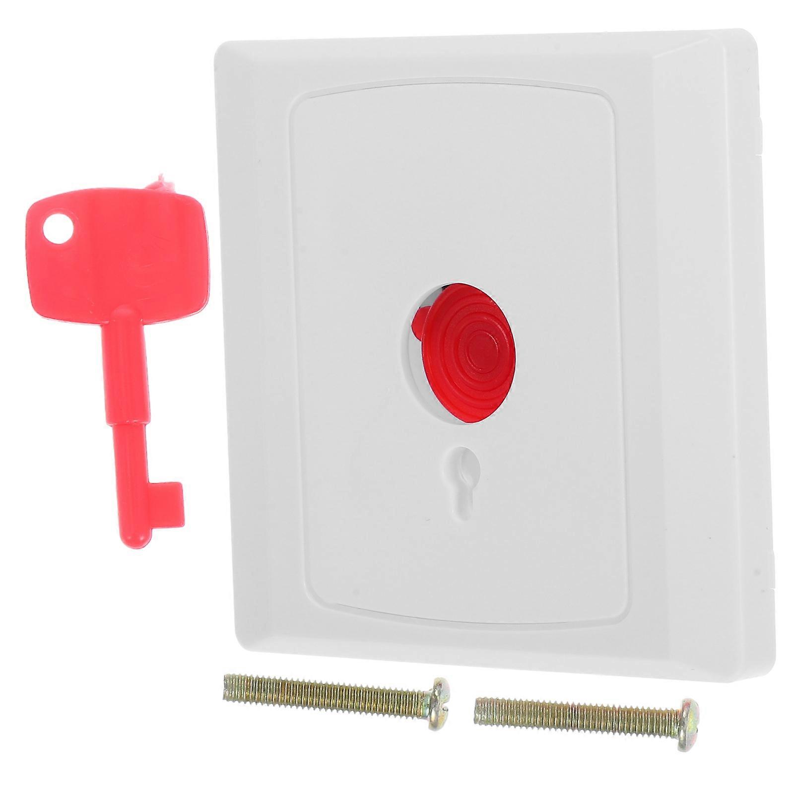 Emergency Button Call Button with Reusable Reset Key 1Set