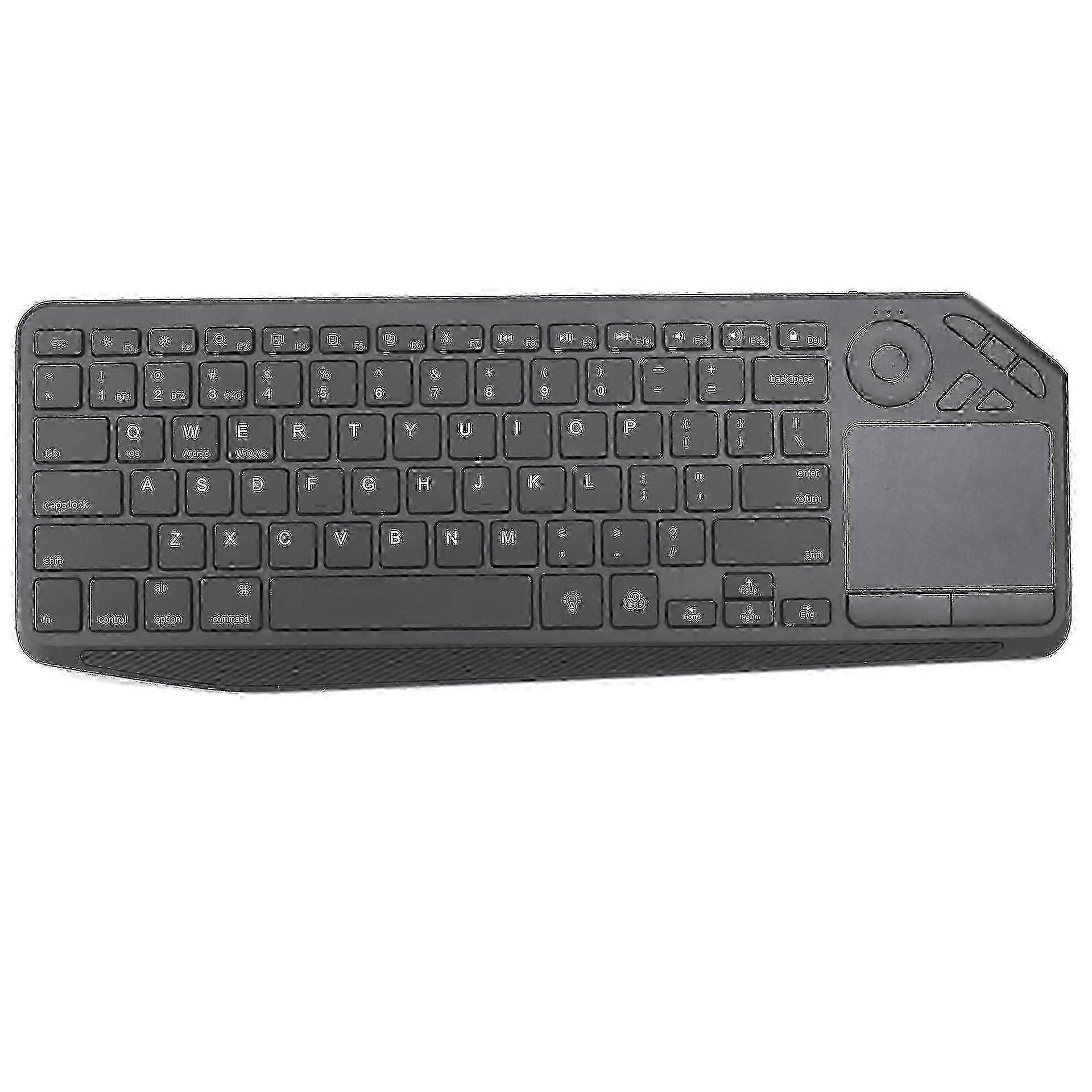 Bluetooth 2.4g Wireless Touch Dual-mode Keyboard Computer Tablet Smart Tv