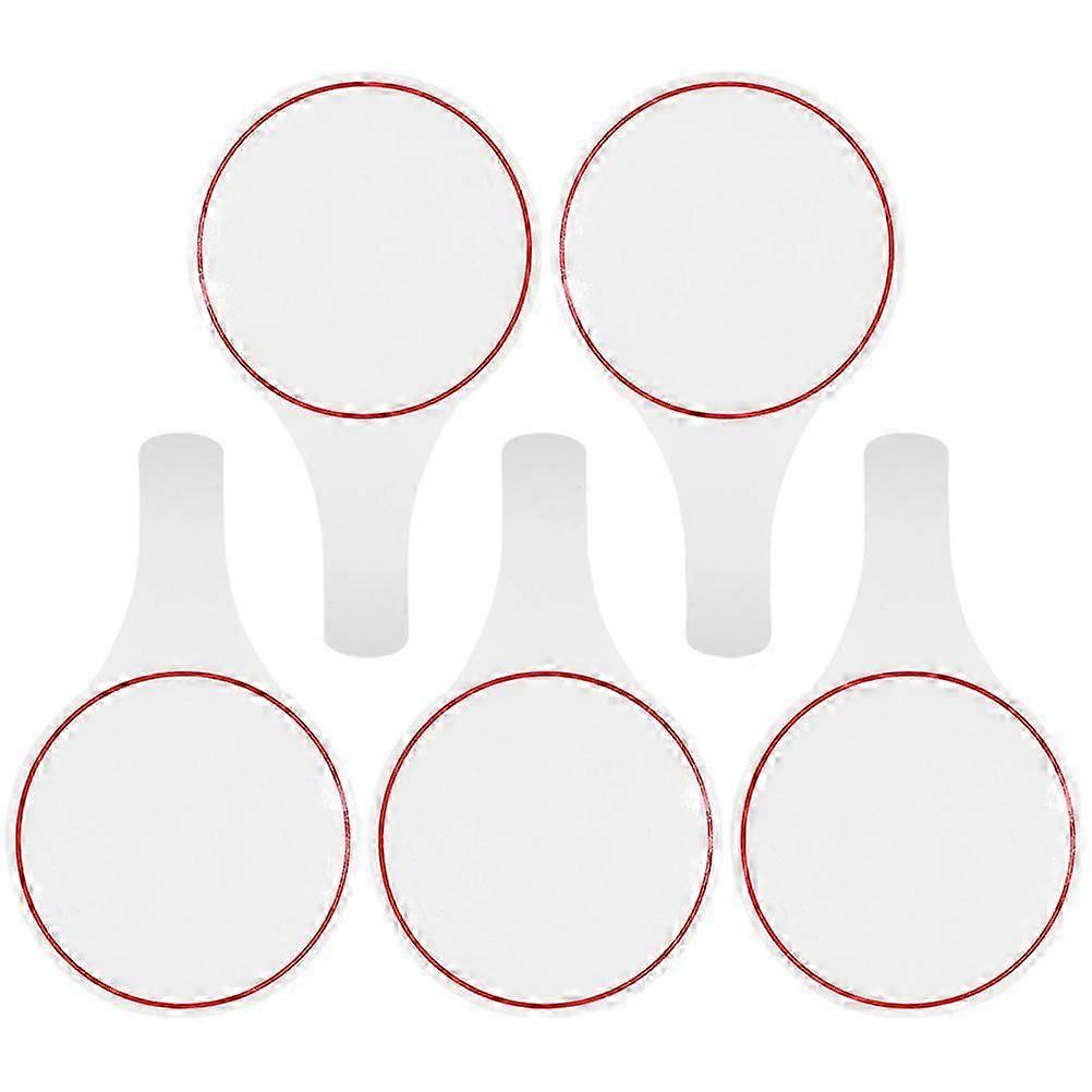 White Writable Scoreboards, 5Pcs Judges Scoring Boards