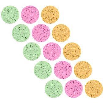 Chemical Cosmetics Puff for Women Rounded Applicators 15Pcs Comfortable Pack